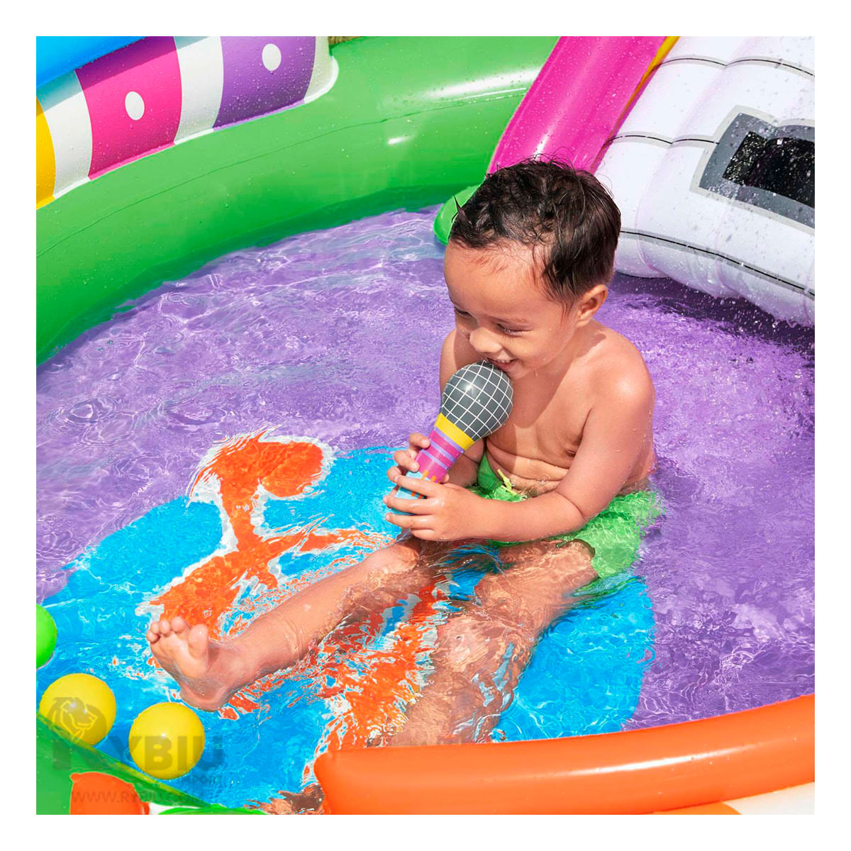Centro de Juego Acuatico en Multicolor Y+Agendita