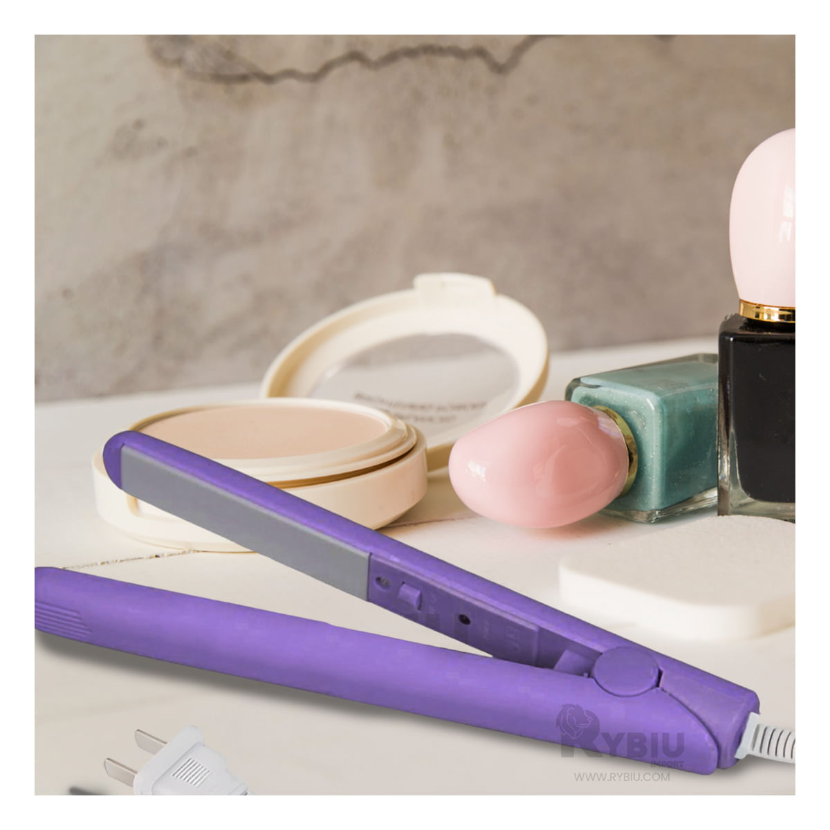 Alisador para Cabello Duradero y Portatil en Color Lila