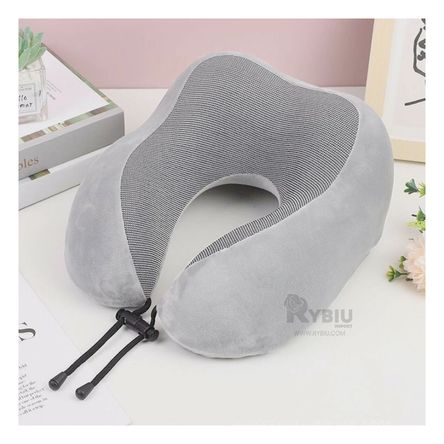Almohada de Cuello para Viajar en Color Plomo Almohada de Cuello para Viajar en Color Plomo