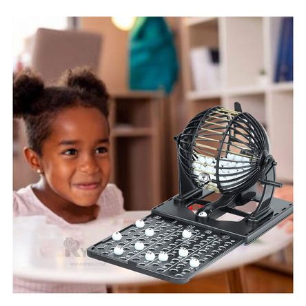 Bingo Interactivo para Reuniones Sociales Negro Y+Stickers