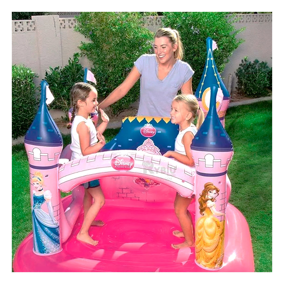Castillo para Niñas en Rosado Y+Stickers