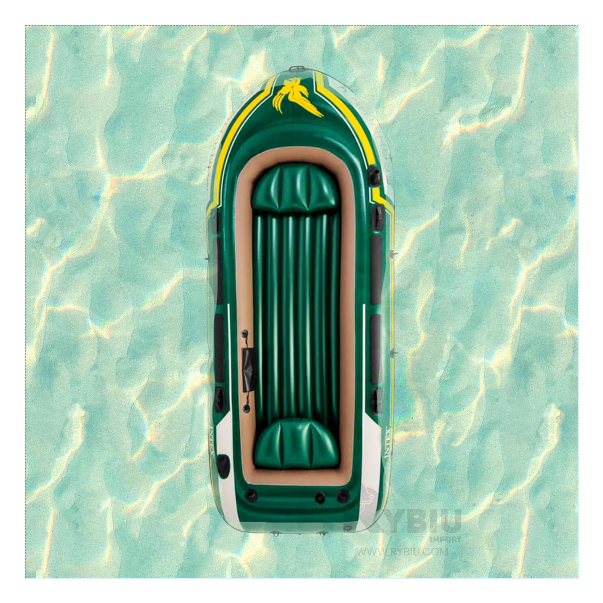 Bote Durable y Adaptable para Verano Verde Y+Papel de Regalo