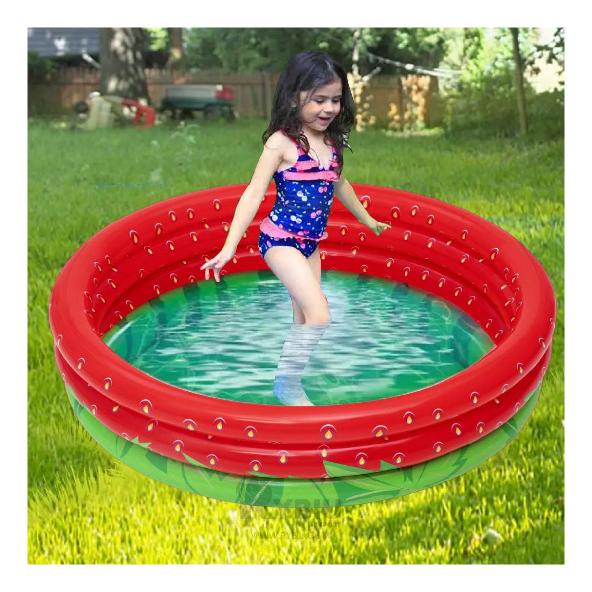 Alberca Rectangular Inflable en Multicolor