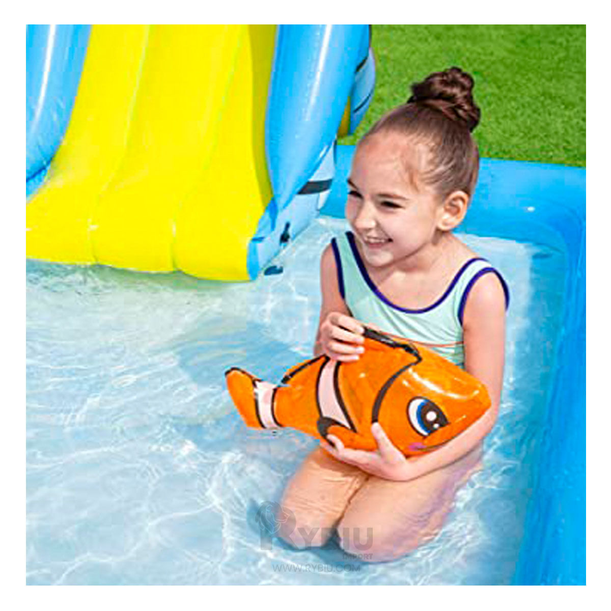 Centro de Juego Inflable en Celeste Y+Agendita