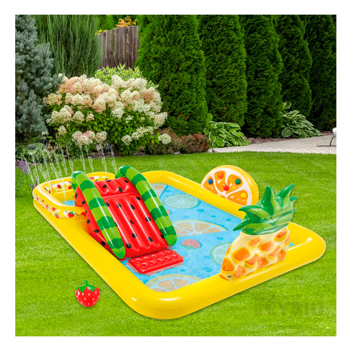 Centro de Juego para Niños en Multicolor Y+Stickers