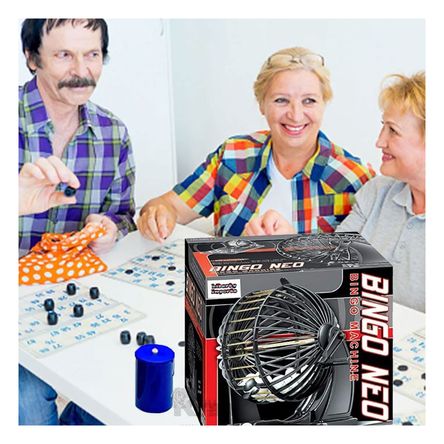 Bingo Compacto para Jugar en Reuniones Negro Y+Agendita