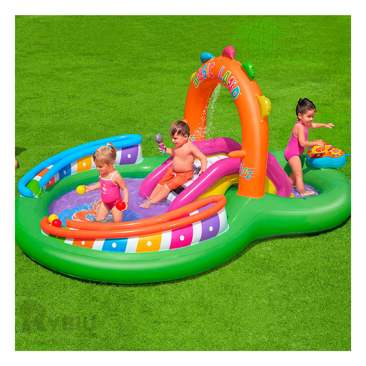 Centro de Juego Parque Acuatico Infantil en Multicolor