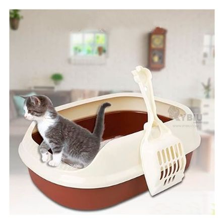 Arenero mas Pala Coladora en Marron+Stickers Arenero mas Pala Coladora en Marron+Stickers