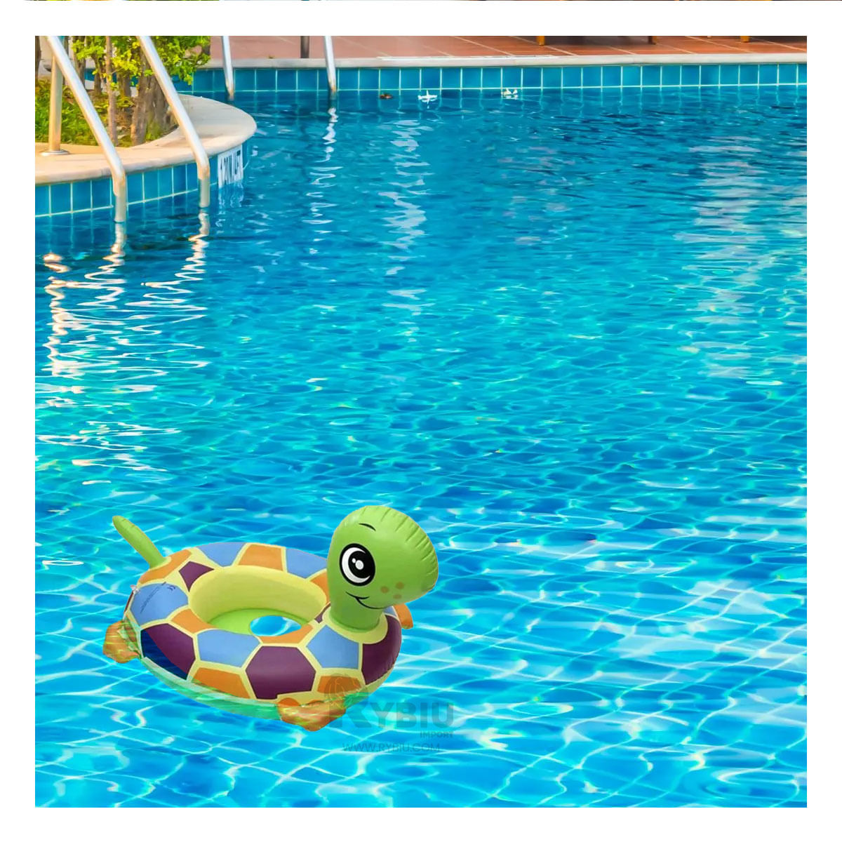 Flotador Util para Playa Color Multicolor Y+Stickers