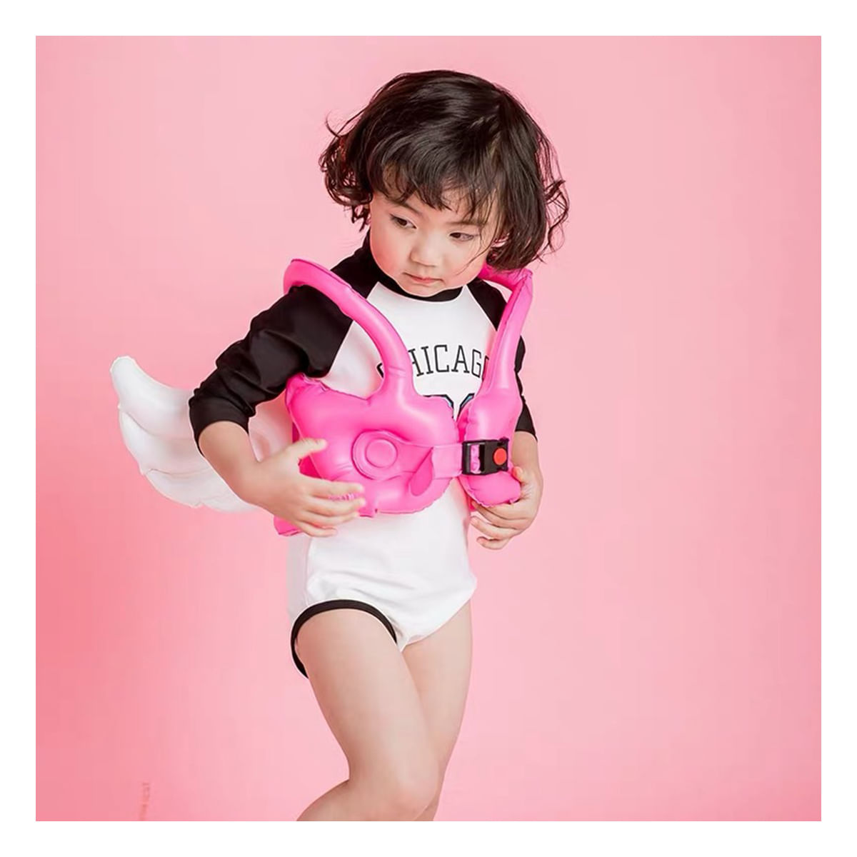 Flotador para Piscina en Color Rosado Y+Papel de Regalo