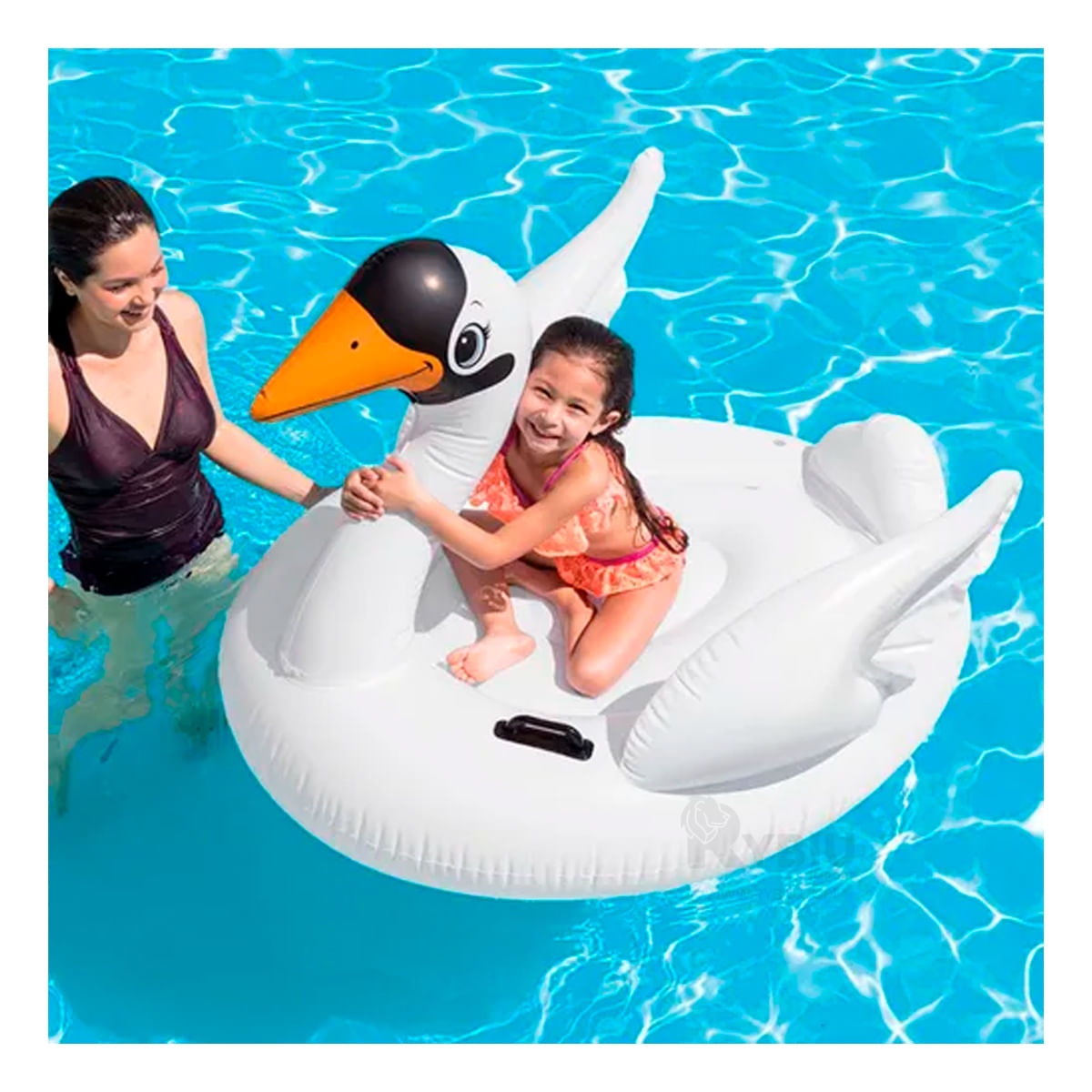 Flotador Inflable para Niños Modelo Cisne Blanco