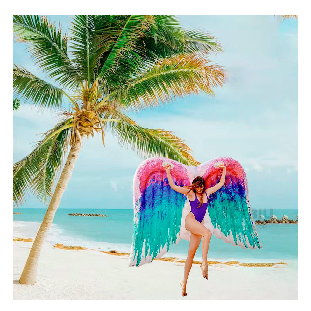 Flotador Versatil en Multicolor Y+Stickers