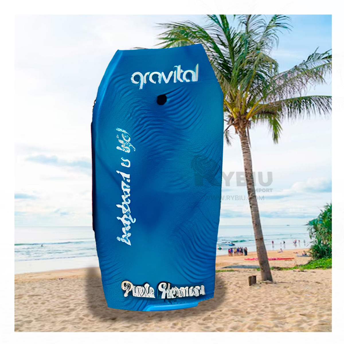 Tabla de Natacion mod GR 42 DS Gravital de Color Azul