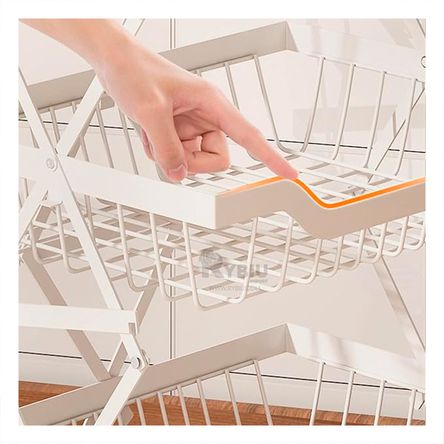 Verdulero para la Cocina Color Blanco Y+Papel de Regalo