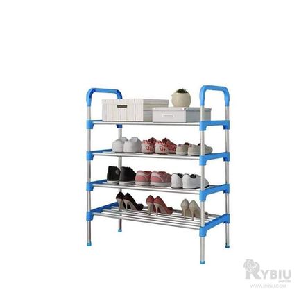 Zapatera con Separadores Resistente en Celeste Y+Stickers