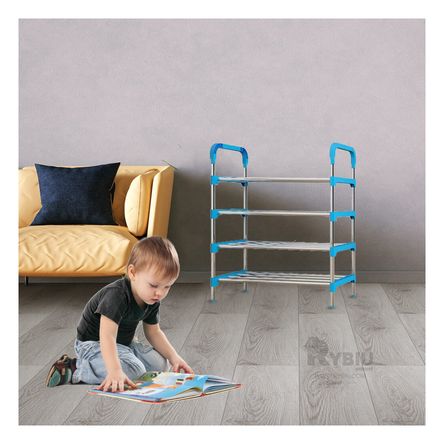 Zapatera de Aluminio Eficaz y Funcional Celeste Y+Agendita