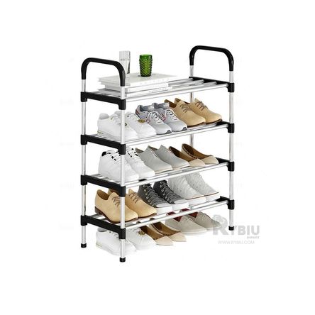 Zapatera con Separadores Resistente en Negro Y+Stickers Zapatera con Separadores Resistente en Negro Y+Stickers