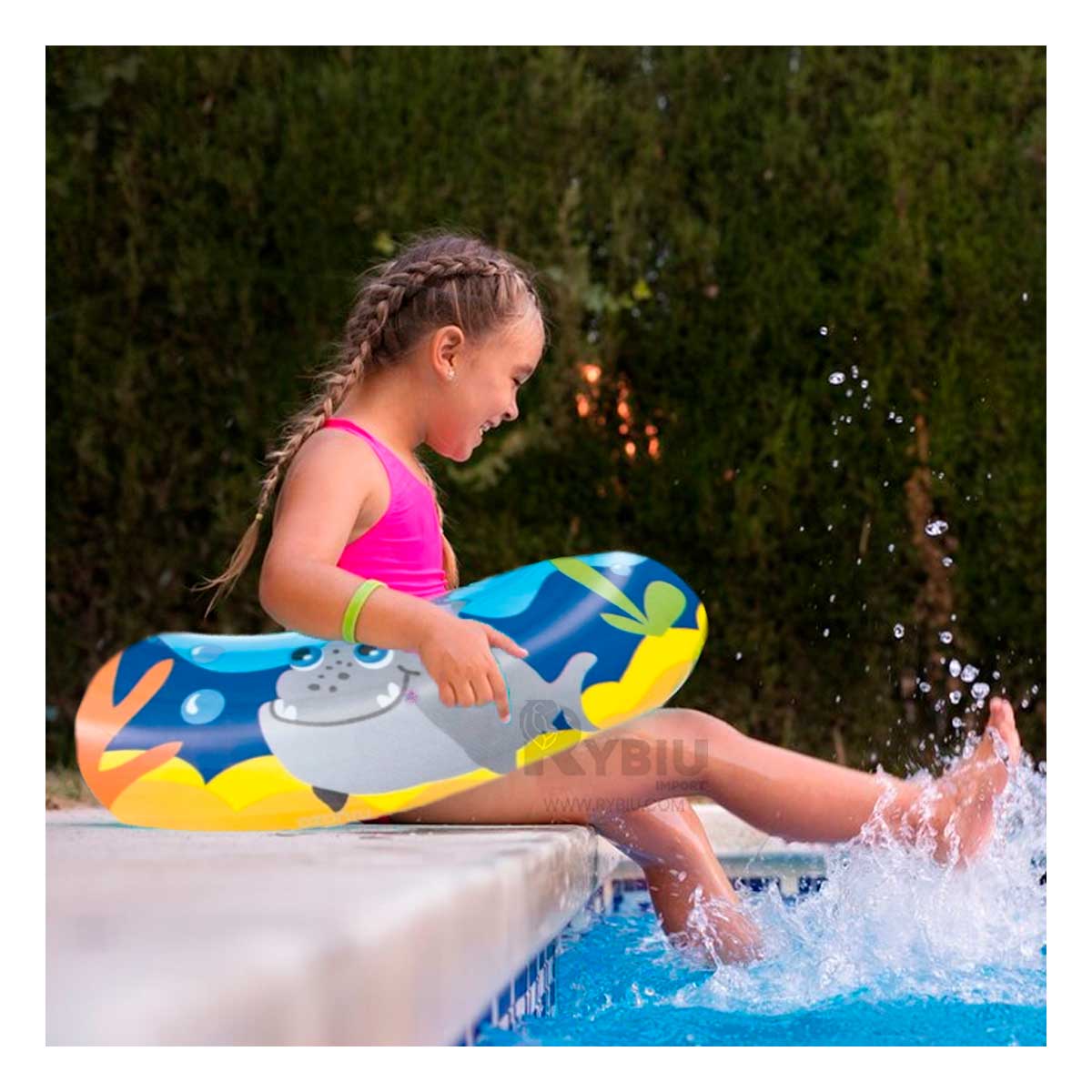 Flotador Versatil y Practico Azul Y+Stickers