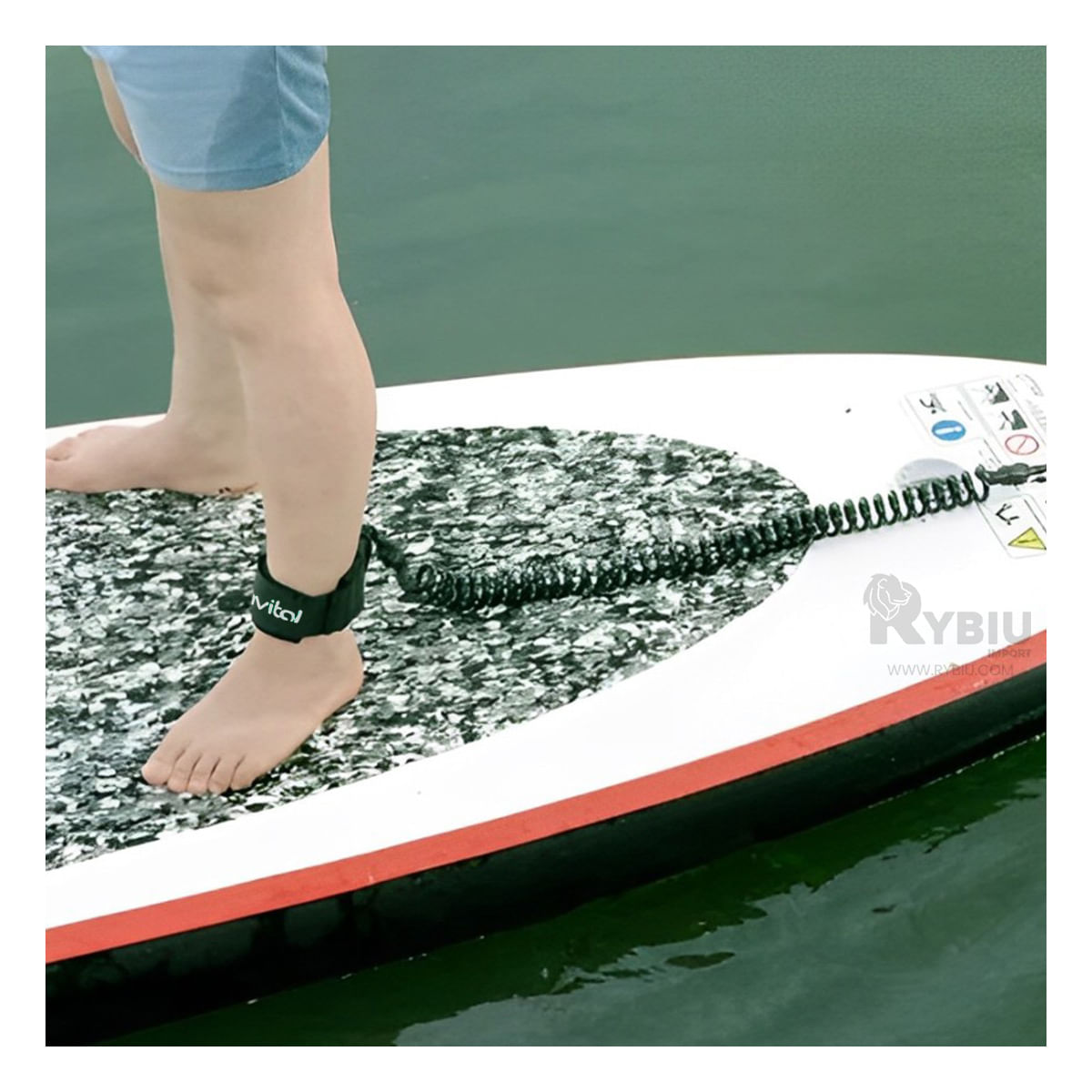 Correa para Tabla de Natacion mod Leash Gravital en Negro