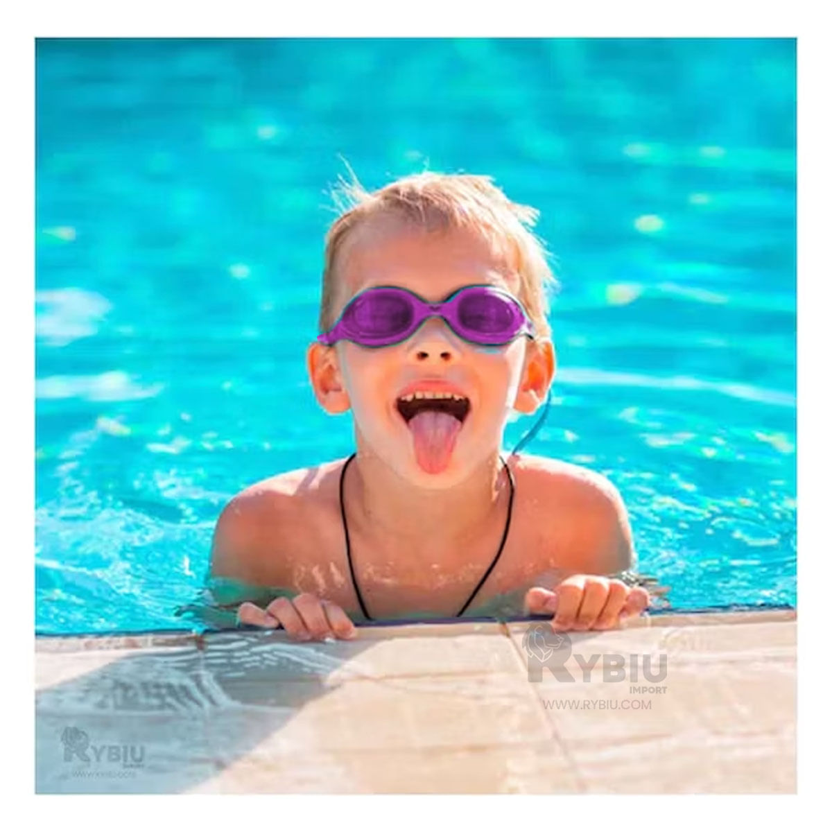 Lentes Comodos de Natacion en Color Morado