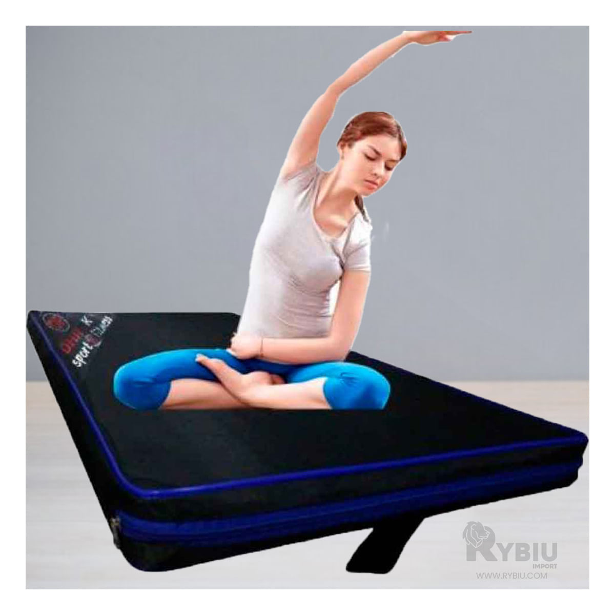 Colchoneta Negra de Talla S 1M de Azul Y+Papel de Regalo