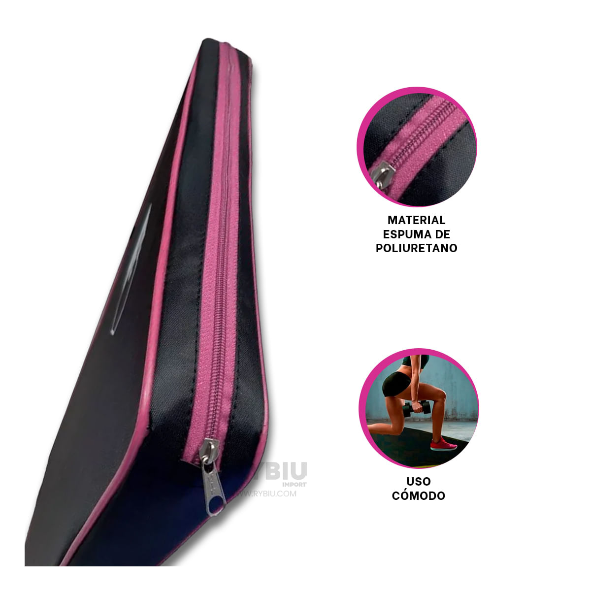 Colchoneta Suave Flexible en Rosado Y+Stickers