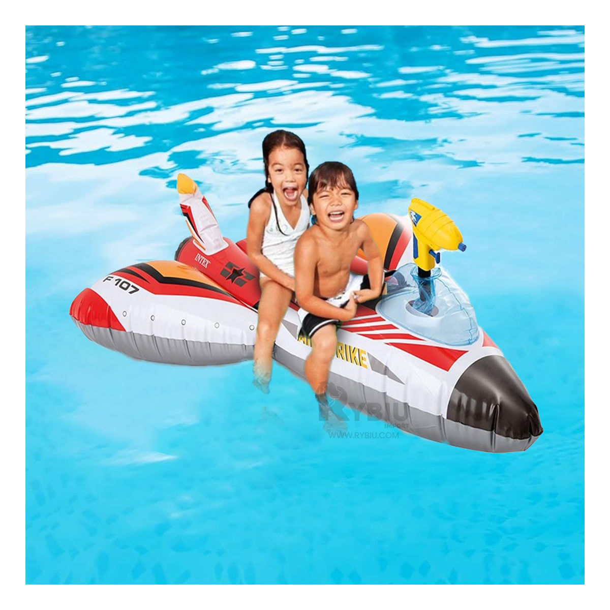 Flotador Modelo de Avion Rojo Y+Agendita