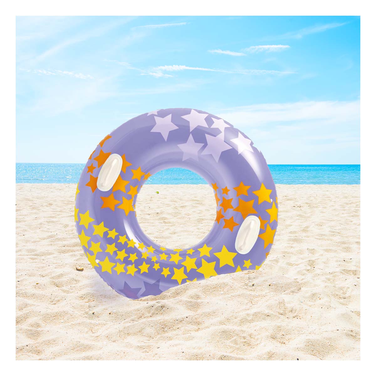 Flotador de Verano de Color Morado Y+Papel de Regalo