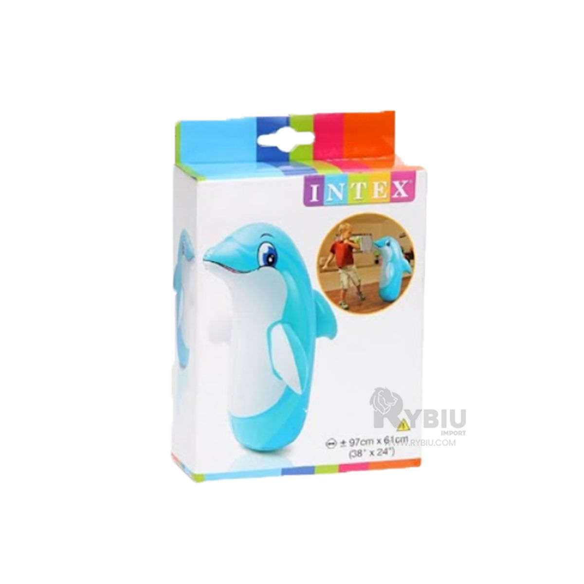 Porfiado Estimulante con Diseño de Delfin Y+Stickers