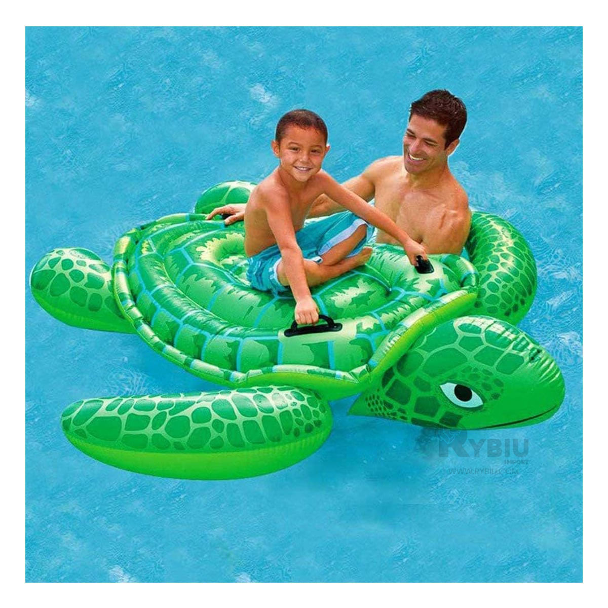 Flotador en Forma de Tortuga en Tono Verde