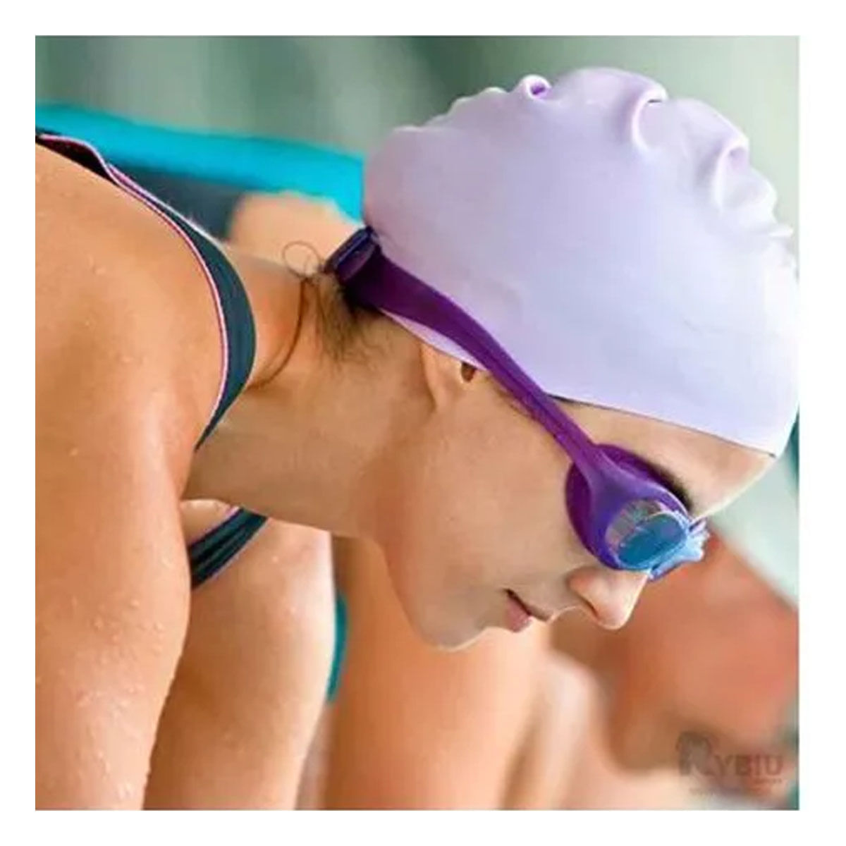 Lentes de Natacion con Vision Panoramica en Color Morado