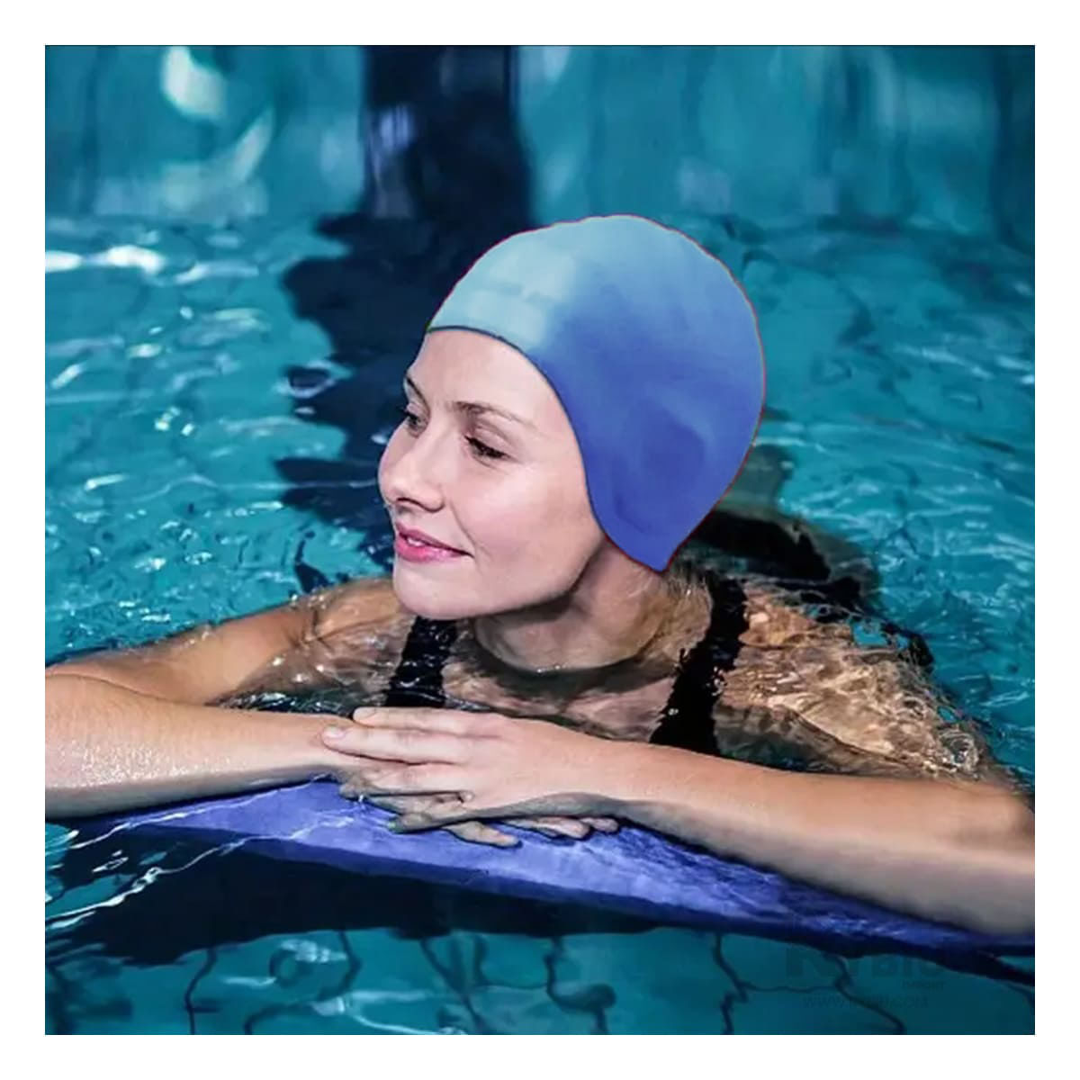 Gorro para Natación Profesional Celeste Claro Y+Agendita
