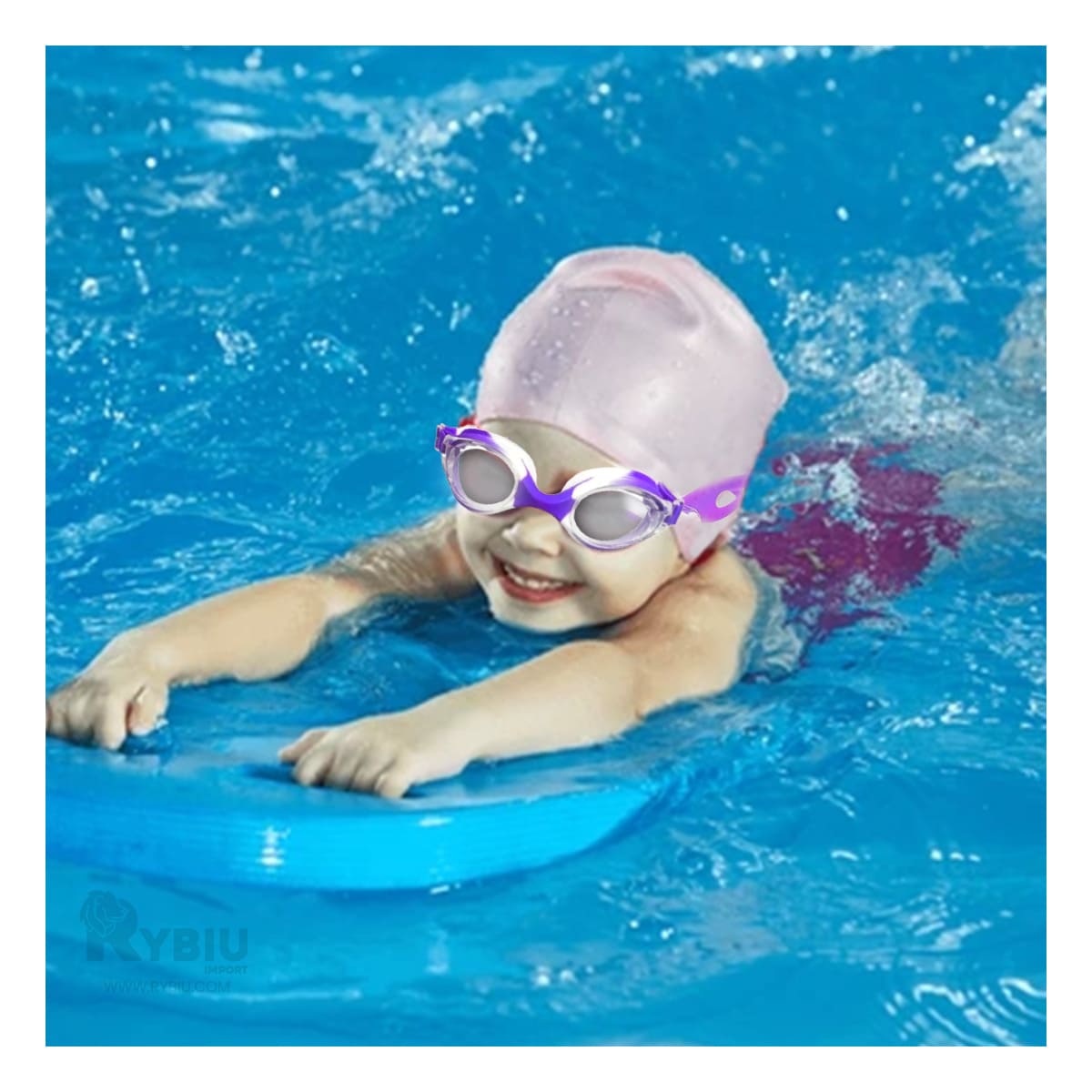 Lentes de Natacion Funcional en Color Morado