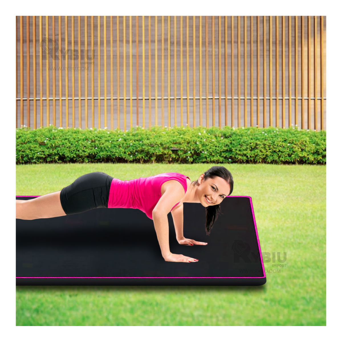 Colchoneta Portatil en Rosado Y+Stickers