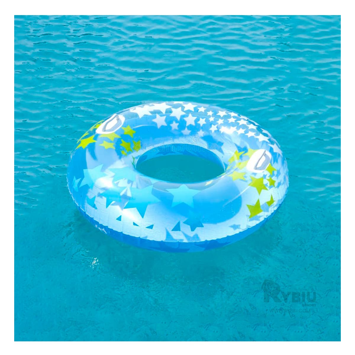 Flotador de Verano de Color Celeste Y+Papel de Regalo