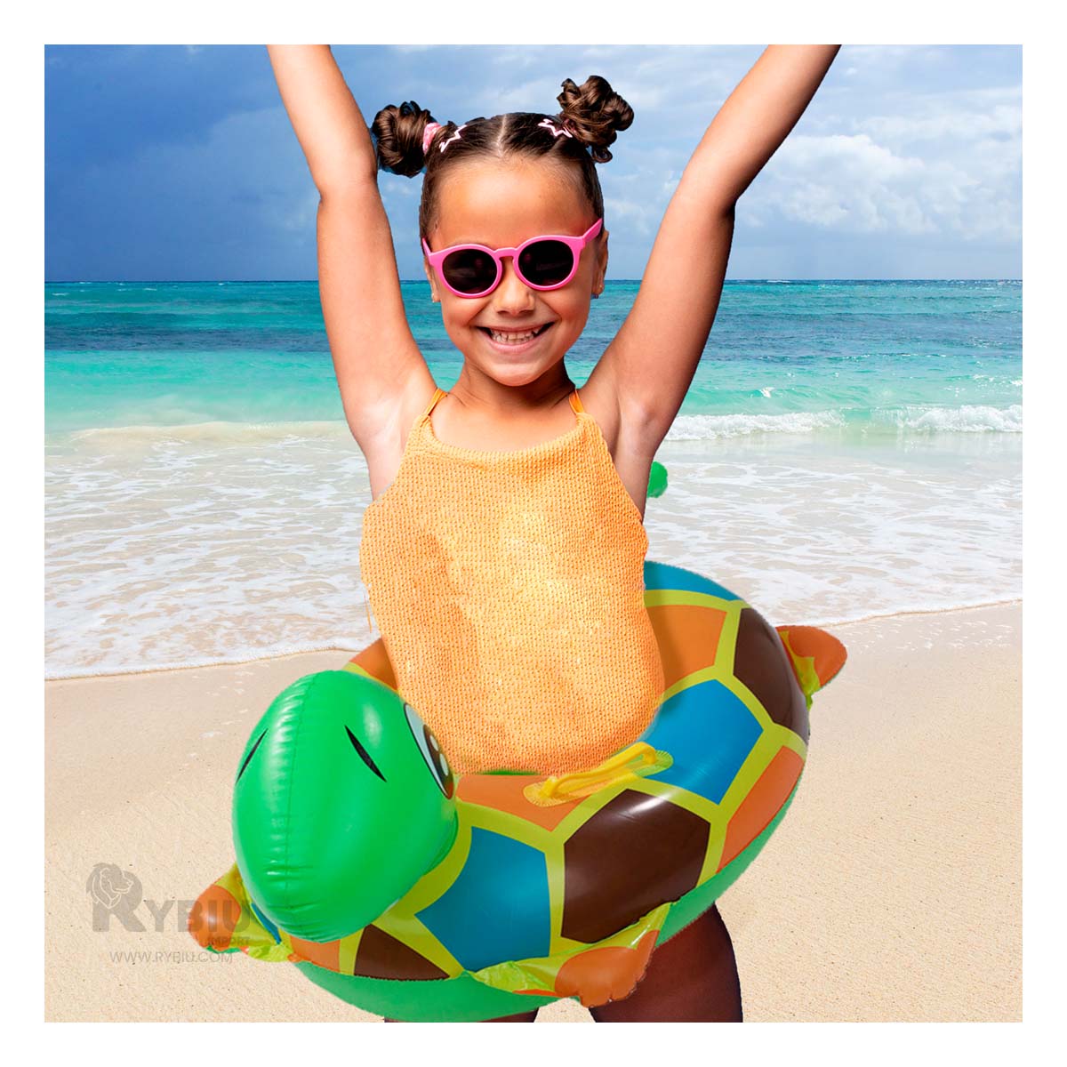 Flotador Divertido para Bebes Multicolor Y+Papel de Regalo