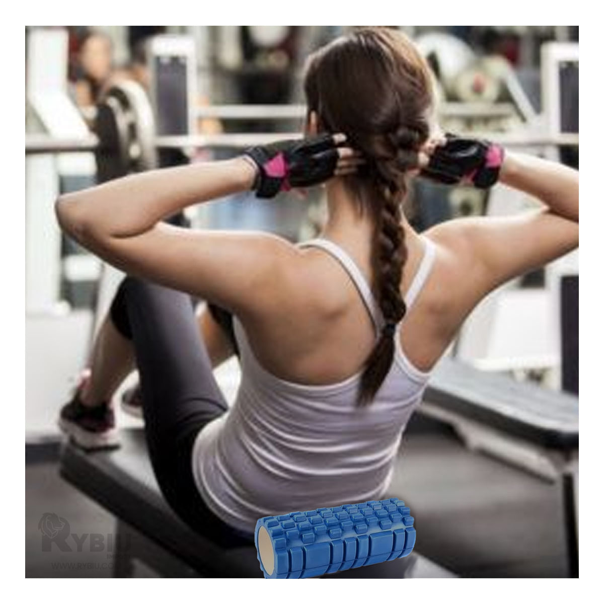 Roler Multifuncional y Practico de Color Celeste Y+Agendita