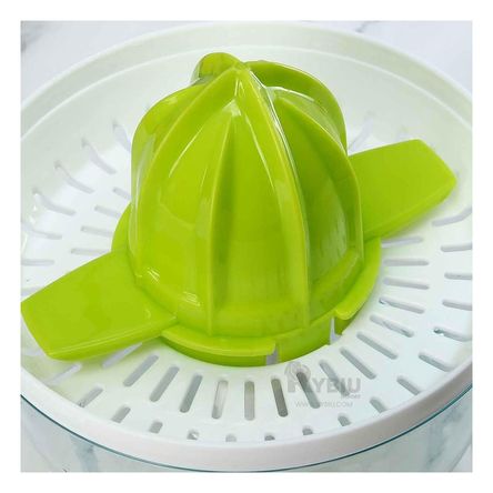 Exprimidor de Plastico en Verde Y+Stickers Exprimidor de Plastico en Verde Y+Stickers