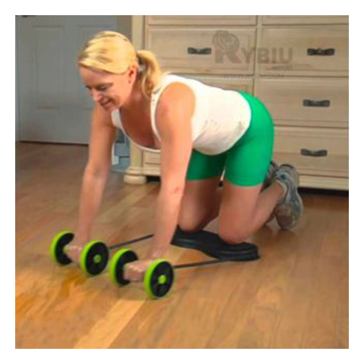 Rueda Elastica para Entrenar de Color Verde Y+Agendita