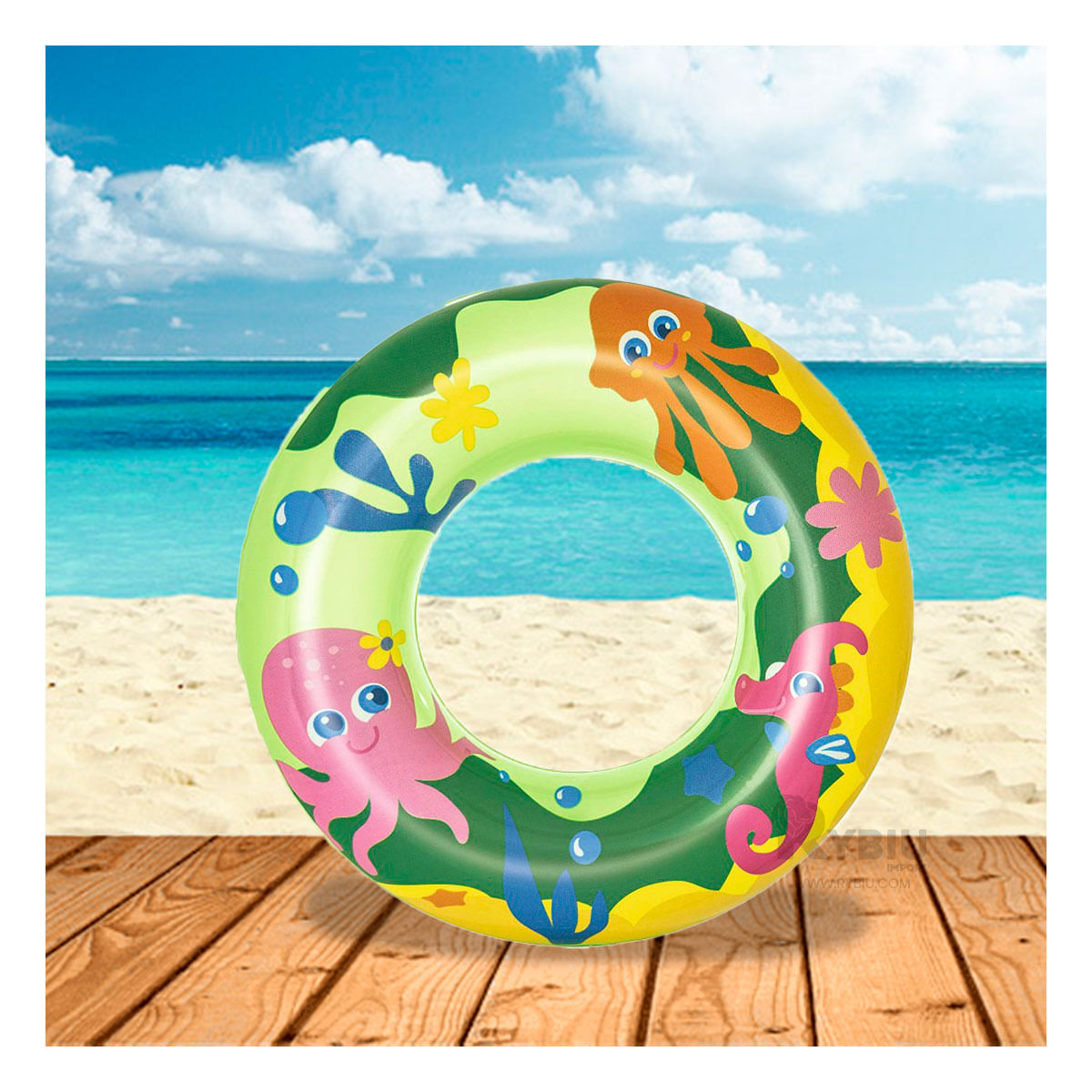 Flotador de Calidad para Albercas Verde Y+Agendita