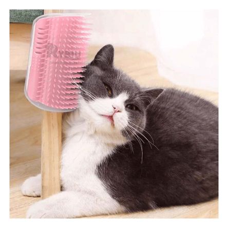 Rascador Calmante para Peludos con Hierba Rosado Y+Agendita Rascador Calmante para Peludos con Hierba Rosado Y+Agendita