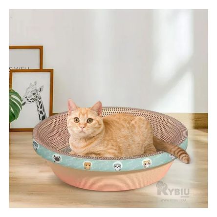 Rascador Circular con Catnip Chico de Color Marron Rascador Circular con Catnip Chico de Color Marron