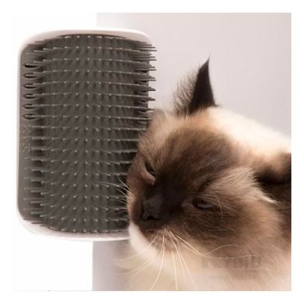 Rascador de Gatitos Comodo Incluye Hierba en Color Gris Rascador de Gatitos Comodo Incluye Hierba en Color Gris