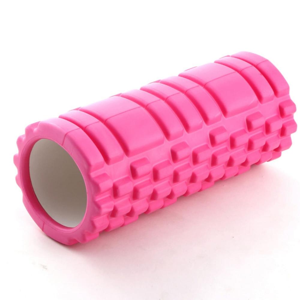 Rodillo de Yoga Foam Roller de Espuma 33 x 14cm Fucsia