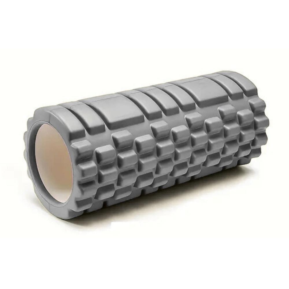 Rodillo de Yoga Foam Roller de Espuma 33 x 14cm Gris