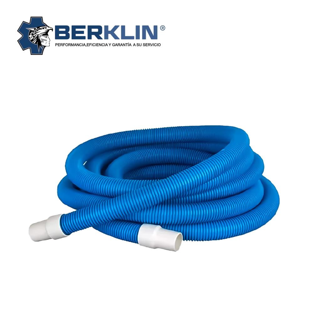 Manguera Berklin para  piscina de 1 1/2"" x 30  metros reforzado