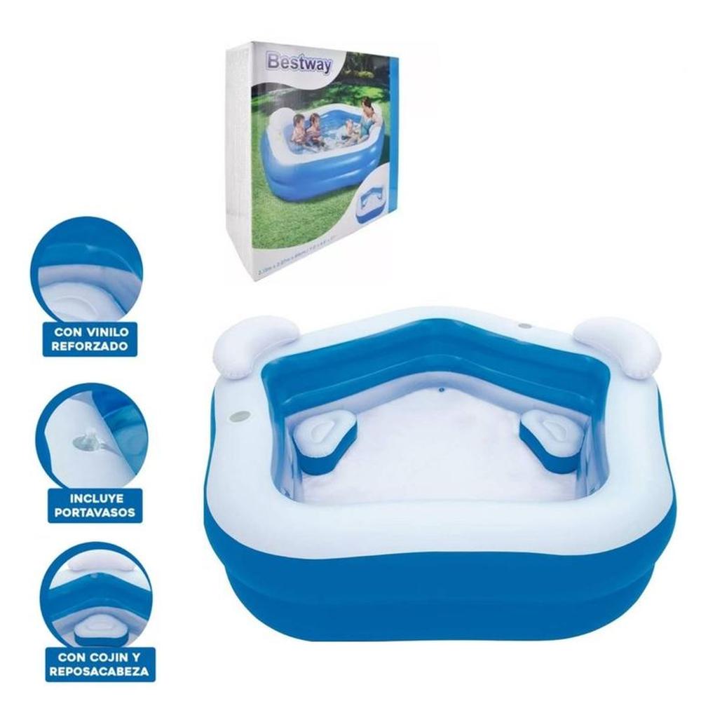 Moderna Piscina Inflable Funny Familiar 200x69 cm
