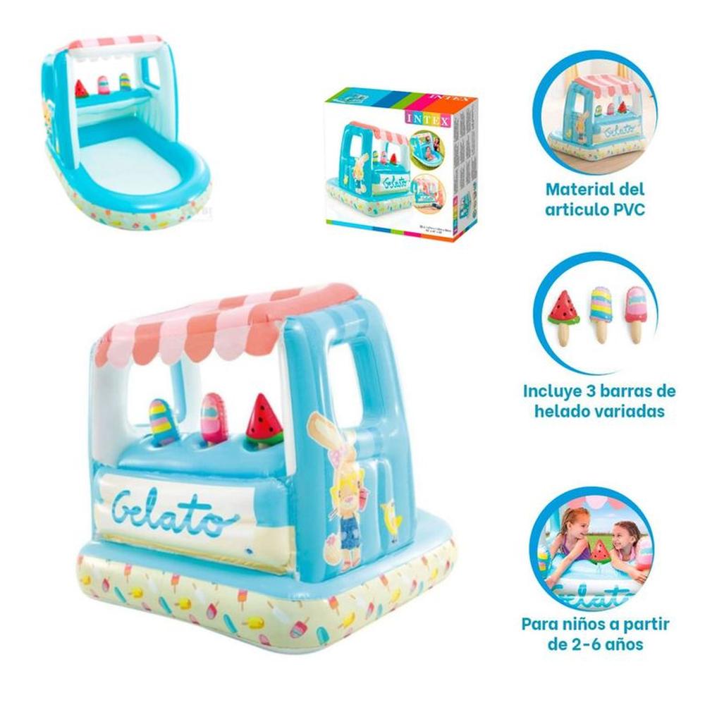 Centro de Juegos Inflable Heladeria 102x127x99