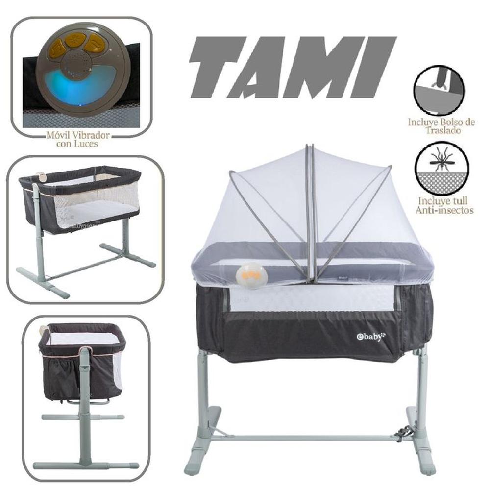 Ebaby Cuna Colecho Tami EB756 -Plomo