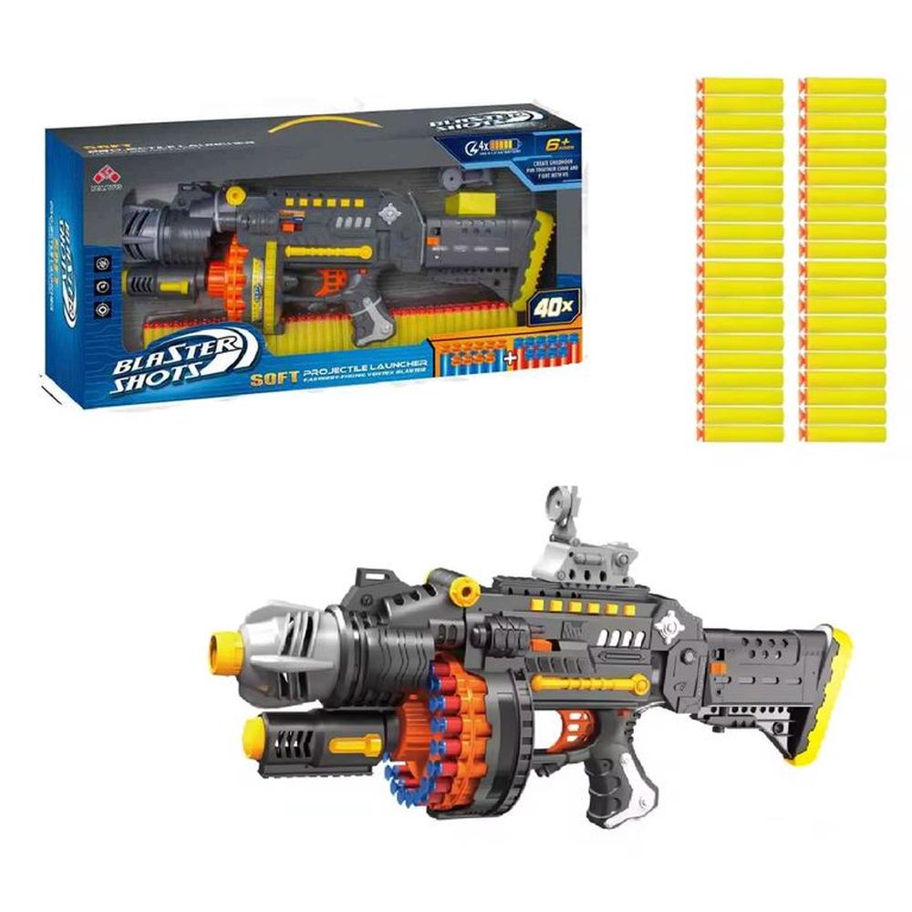 Blaster Automatico Con Balas Blandas Blaze Shots